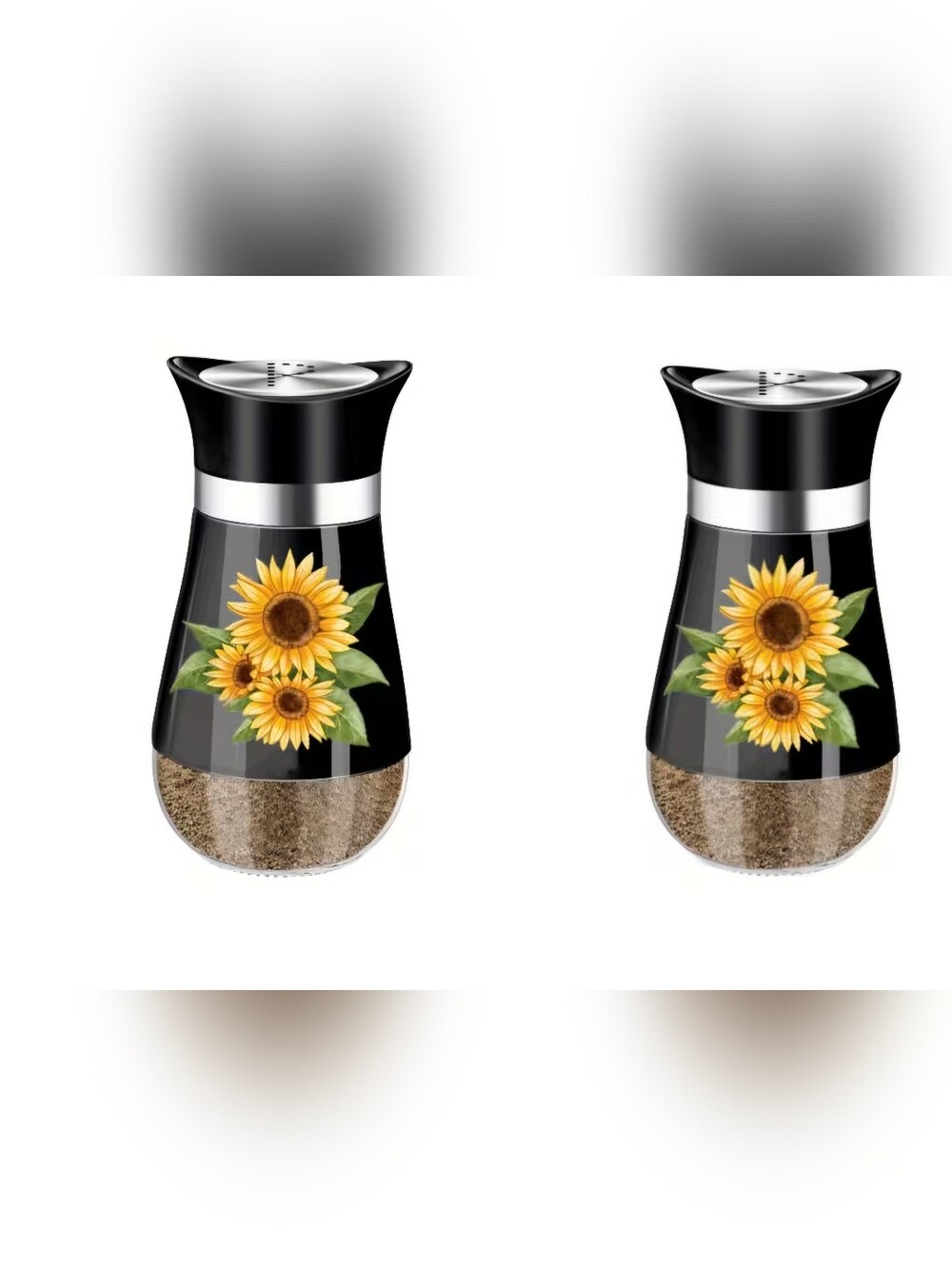 NWT Sunflower Design Salt and Pepper Shaker Set - Picture 2 of 2